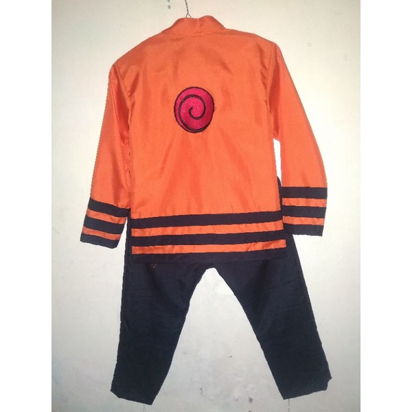 Baju Naruto hokage Anak ( baju+celana)