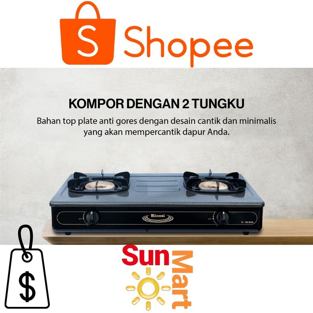 Jual Borong Kompor Gas Rinnai Ri 712 Bgx Kualitas Terbaik Bergaransi Shopee Indonesia