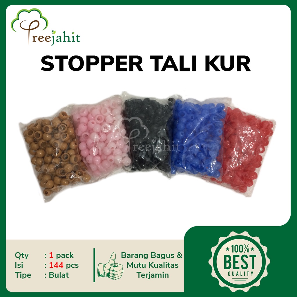 Stopper Tali Kur / Stopper Bulat isi 144 pcs