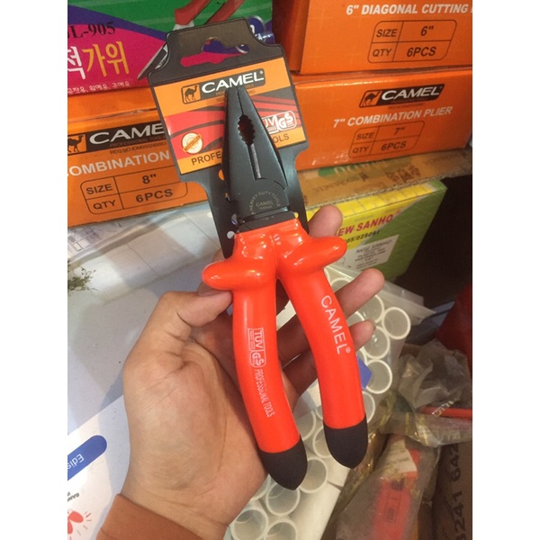 tang kombinasi camel 8 inch