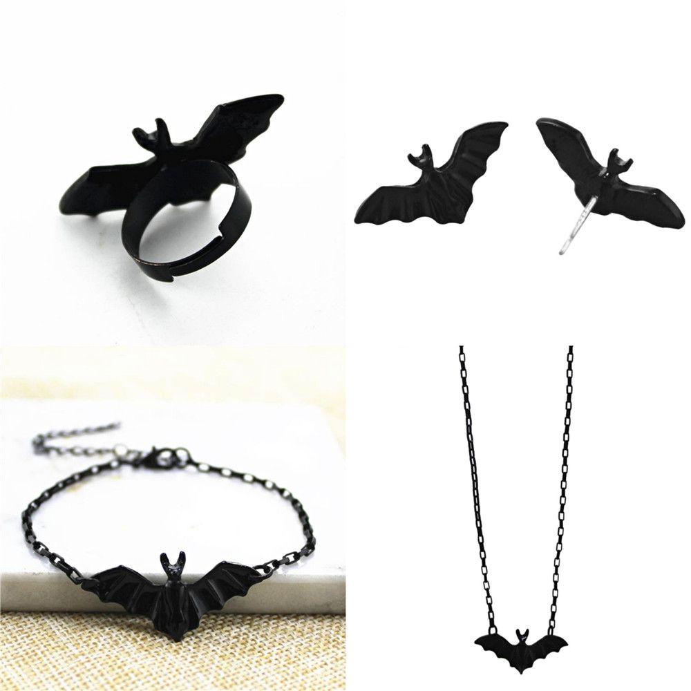 Nanas Halloween Anting Pejantan Tren Gaya Punk Festival Cosplay Hadiah Pesta Hadiah Perhiasan Cincin