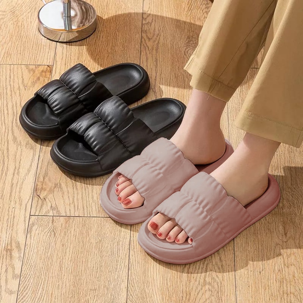 Alaia Sandal Rumah Jelly Wanita Sendal Karet Empuk Anti Slip - 626M 36/40