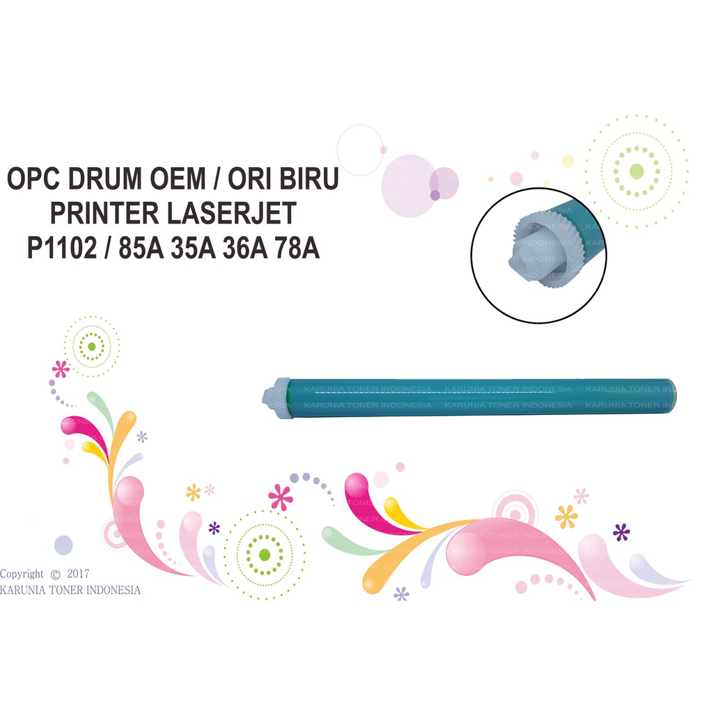 OPC DRUM Sky Blue NEW PRINTER LASERJET P1102 85A