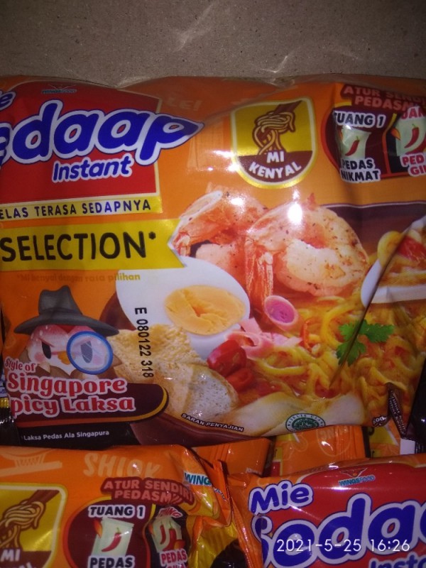 

mie sedaap selection singapore spicy laksa 83gram
