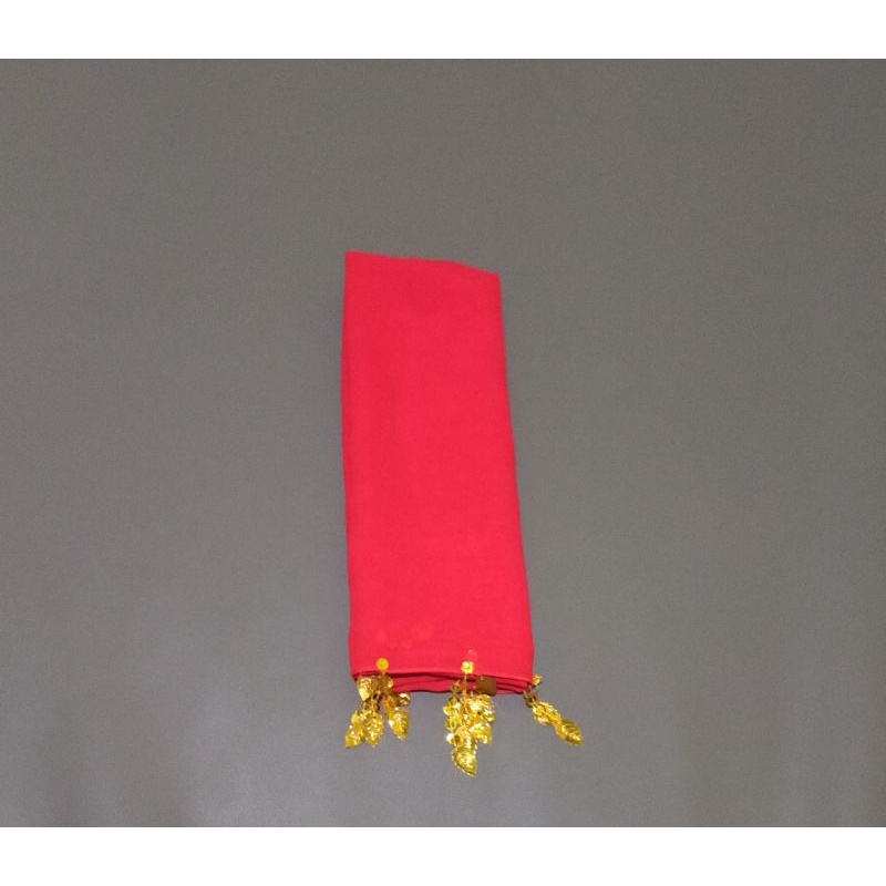 selendang Tari Anak / Sampur  / Selendang Tari Ronce / Sampur Tari Sifon-Merah
