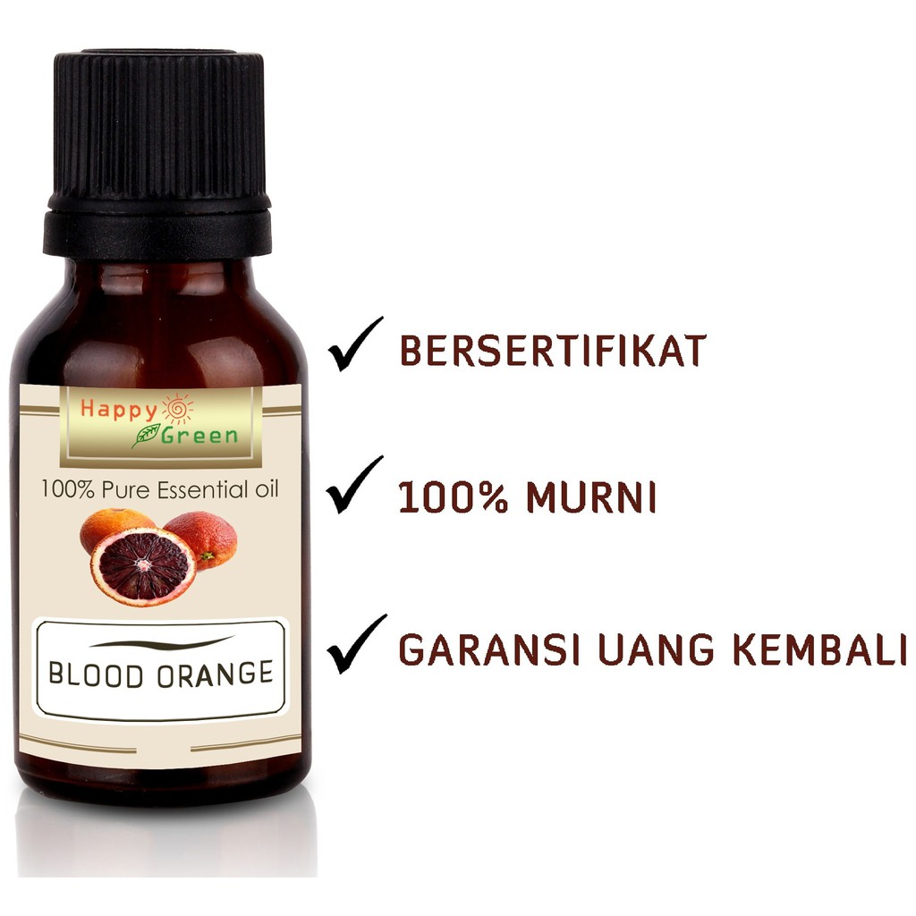 Happy Green Blood Orange Essential Oil - Minyak Orange Merah Natural