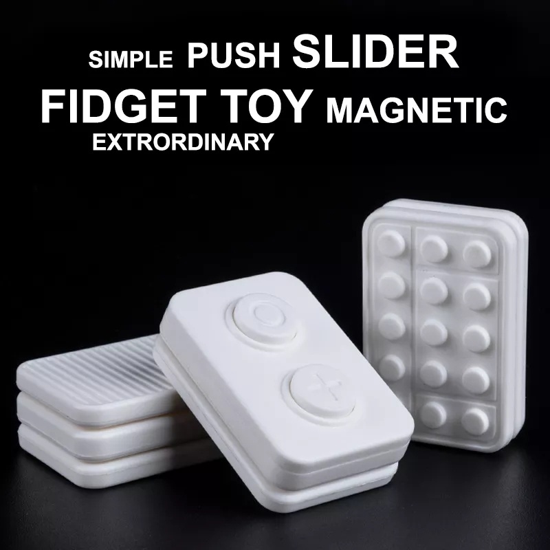 Fun Mainan Fidget Spinner ABS Magnetik EDC Anti Stress Untuk Anak / Dewasa