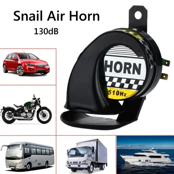 Klakson Keong Mobil Motor 12V Universal Loud Snail Air Horn Siren