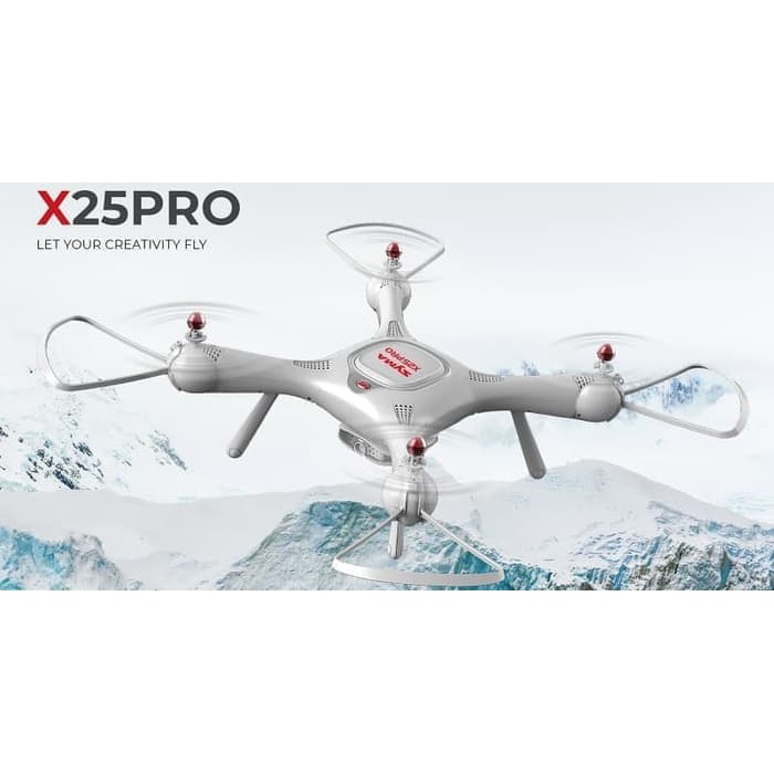 Drone Syma X25 Pro WIFI FPV Double GPS Follow Me Mode 720P CAMERA HD