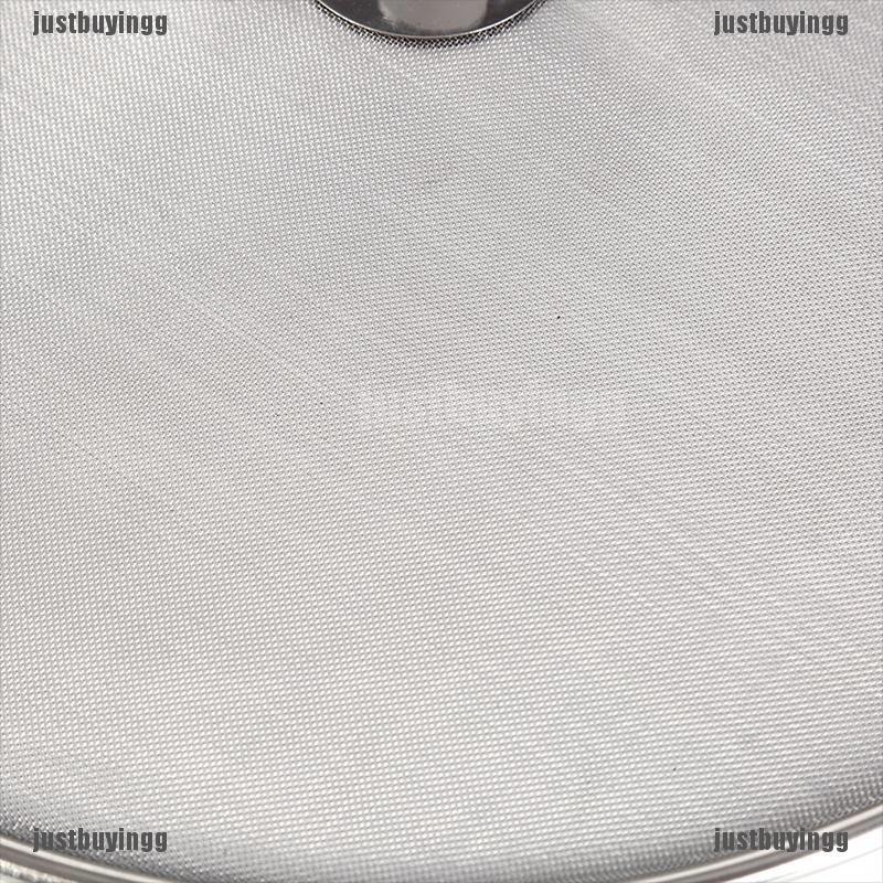 JB✪ stainless steel cover lid oil proofing frying pan splatter screen spill proof