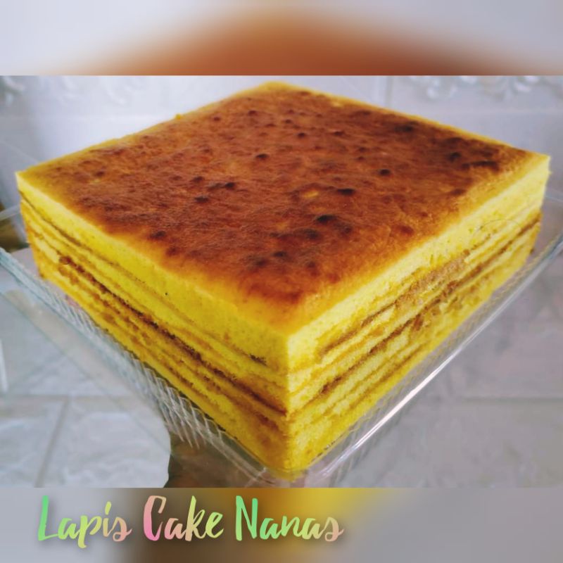 

LAPIS CAKE NANAS, LAPIS SINGKAWANG, KUE LAPIS.