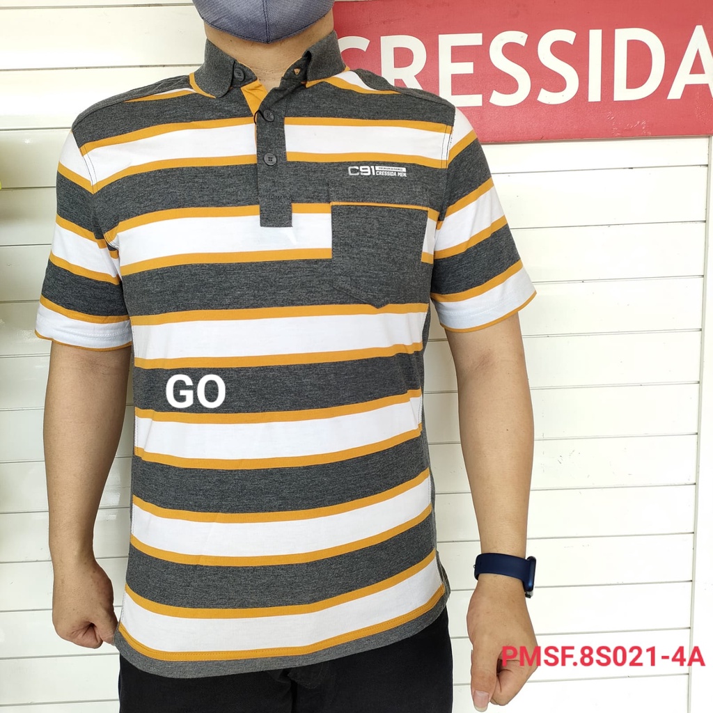 gof CRESSIDA PMSF POLO SHIRT COWOK 100% Original!