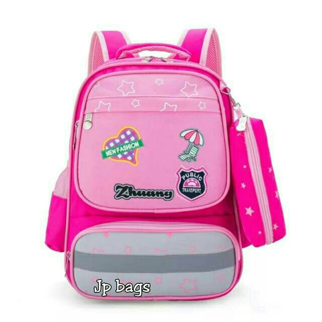 Ransel Yp uniqor Animasi/Motif udang/motif bintang/Tas sekolah TK/SD