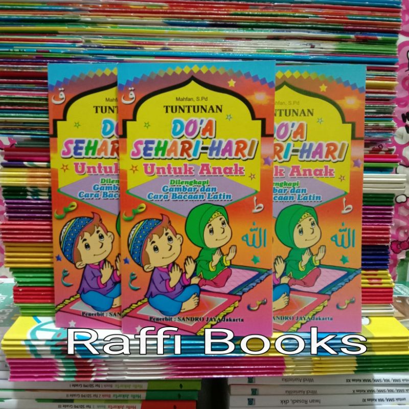 Buku Tuntunan Doa Sehari-hari untuk anak dilengkapi gambar