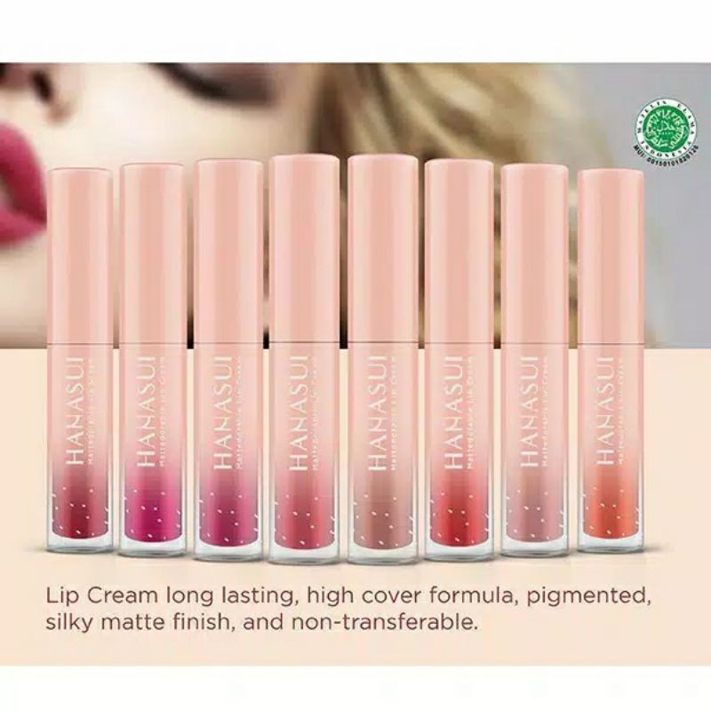 HANASUI MATTEDORABLE LIPCREAM - 8 VARIAN