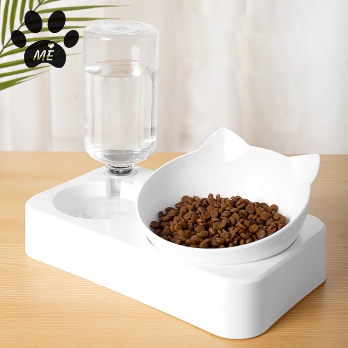 Pet Bowl Anti Slip &quot;HAWAII&quot; With Bottle For Cat &amp; Dog