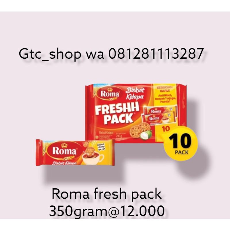 

Roma kelapa fresh pack