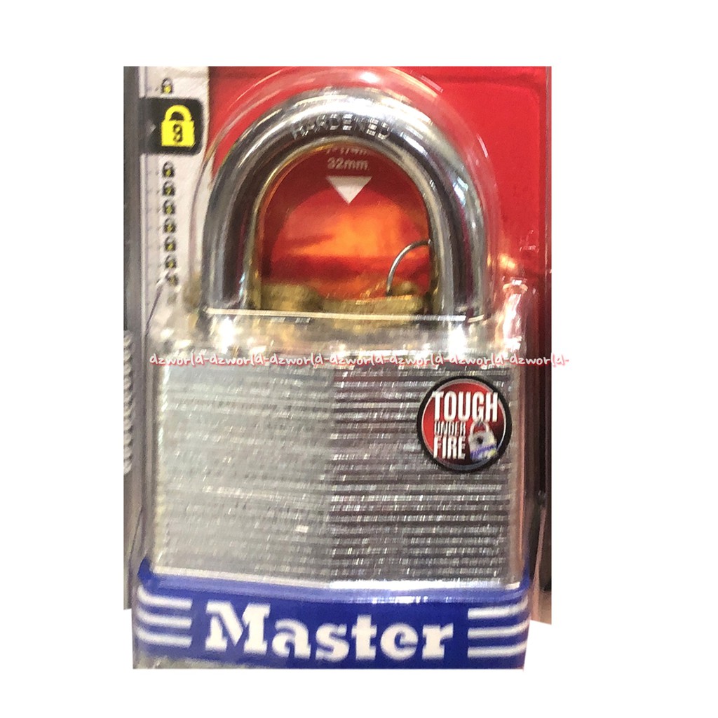 Master Lock Padlock Gembok Kunci 32mm Kotak Tahan Api