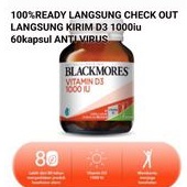 BLACKMORES ORI ASLI 100% READY CALCIUM D 3 1000iu 70 kapsul KALSIUM VITAMIN B C OSTEOPHOROSIS