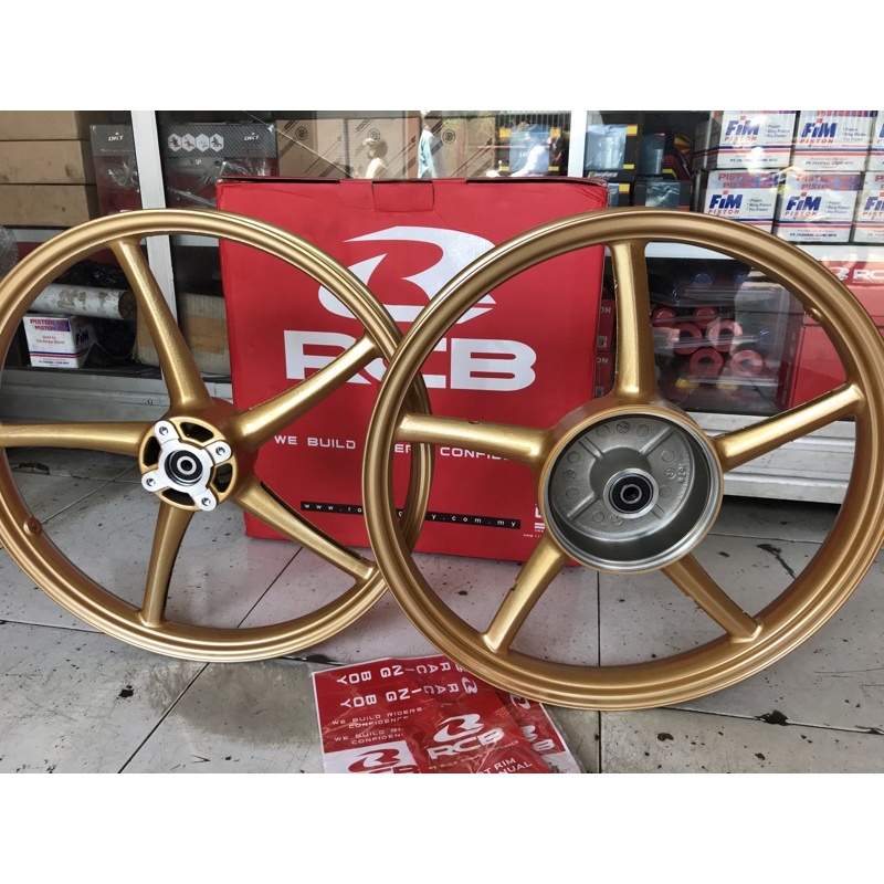 Velg pelk RCB Depan Belakang Jupiter Z uk 140 160 Gold r17 sp522 palang buat modif ninja herex tiger