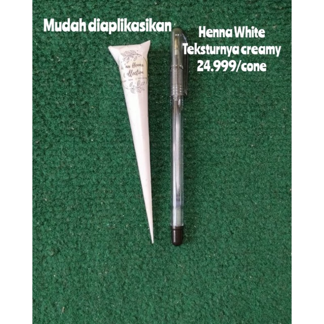 Henna putih / white Henna / Henna pemula