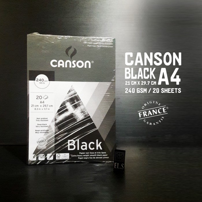

Sketsagambar- Canson Black A4 240 Gsm -Buku-Gambar-Sketsa.