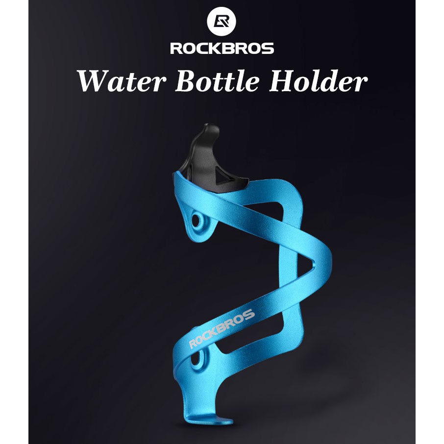 rockbros tempat minum sepeda alumunium / tempat air minum sepeda / tempat botol minum sepeda