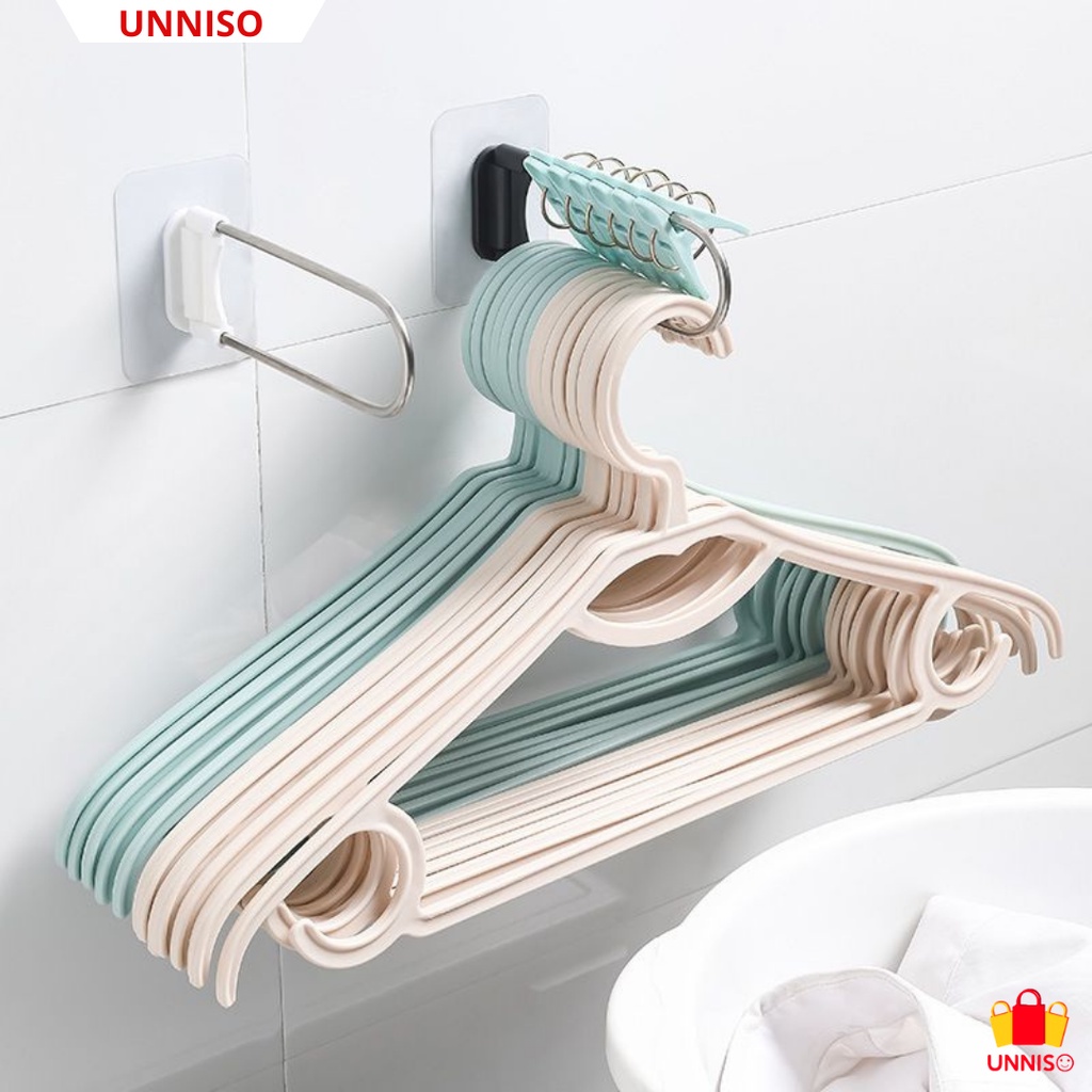 UNNISO - Hanger Gantungan Jepitan Baju Stainless Steel HGS1