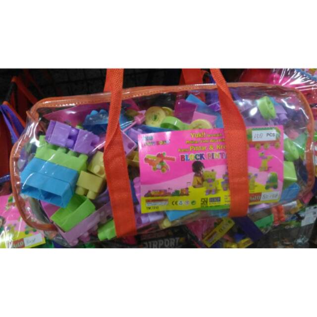 Lego kubus block blok pintar kreativitas anak warna