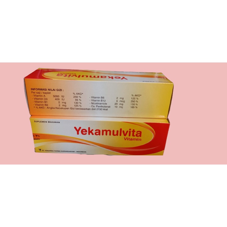YEKAMULVITA TABLET VITAMIN PER BOX