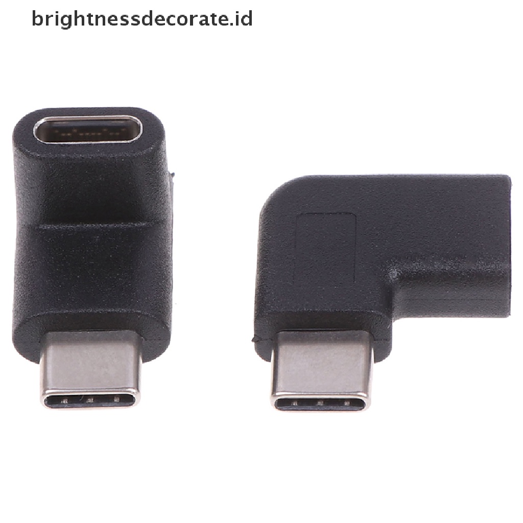 Konverter Usb 3.1 Tipe C Male Ke Female Sudut Kanan 90 Derajat 90 Derajat 90 Derajat