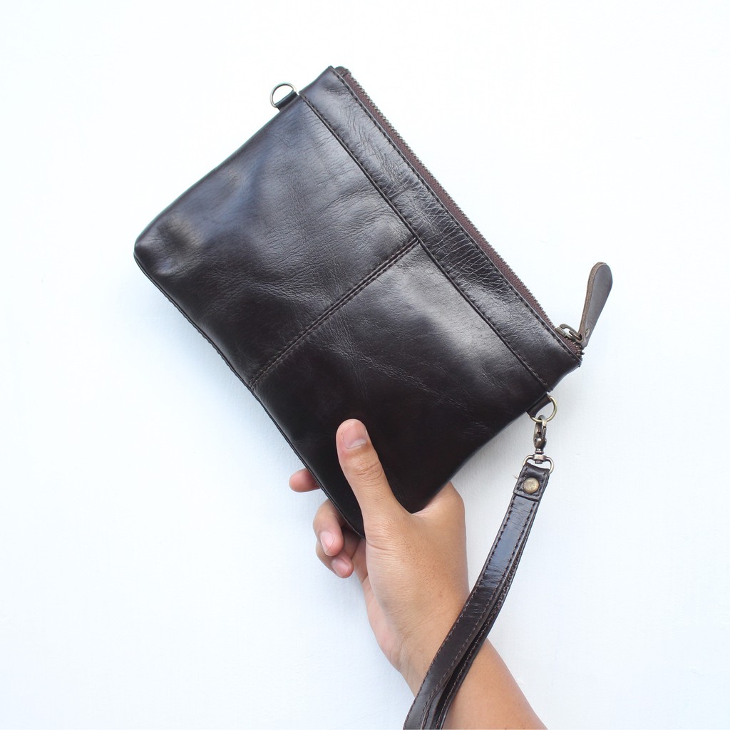 CLUTCH WANITA KULIT ASLI LILIANA / FREE GRAVIR NAMA