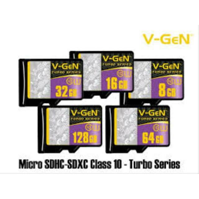 V-GEN Memory Micro SD Class 10 8GB 16GB 32GB 64GB 128GB memori card kartu memori Vgen