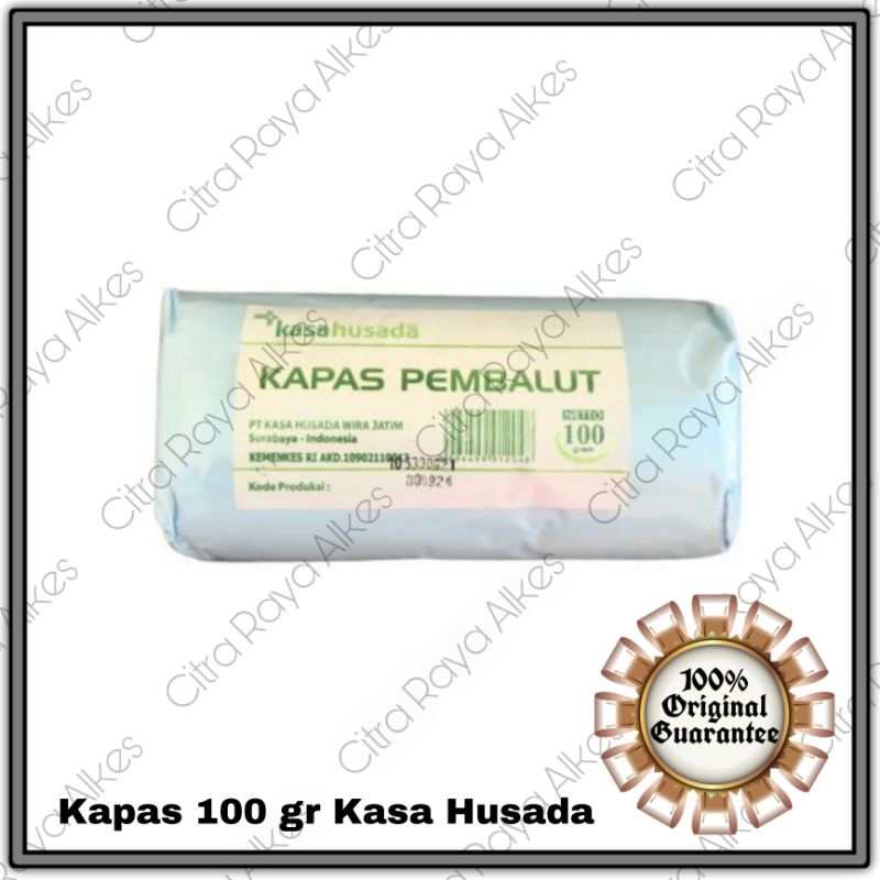 Kapas 25 gram KASA HUSADA/ Kapas 50 gram KASA HUSADA/Kapas 100 gram KASA HUSADA