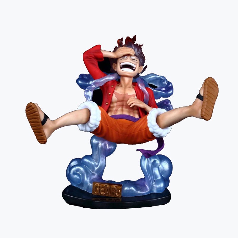 Mainan Action Figure Model Anime One Piece Luffy Gear 5 Sun God Nika 17cm Bahan PVC Untuk Koleksi