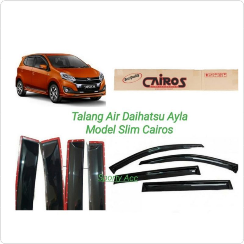 Talang Air Ayla Daihatsu Slim Merk Cairos