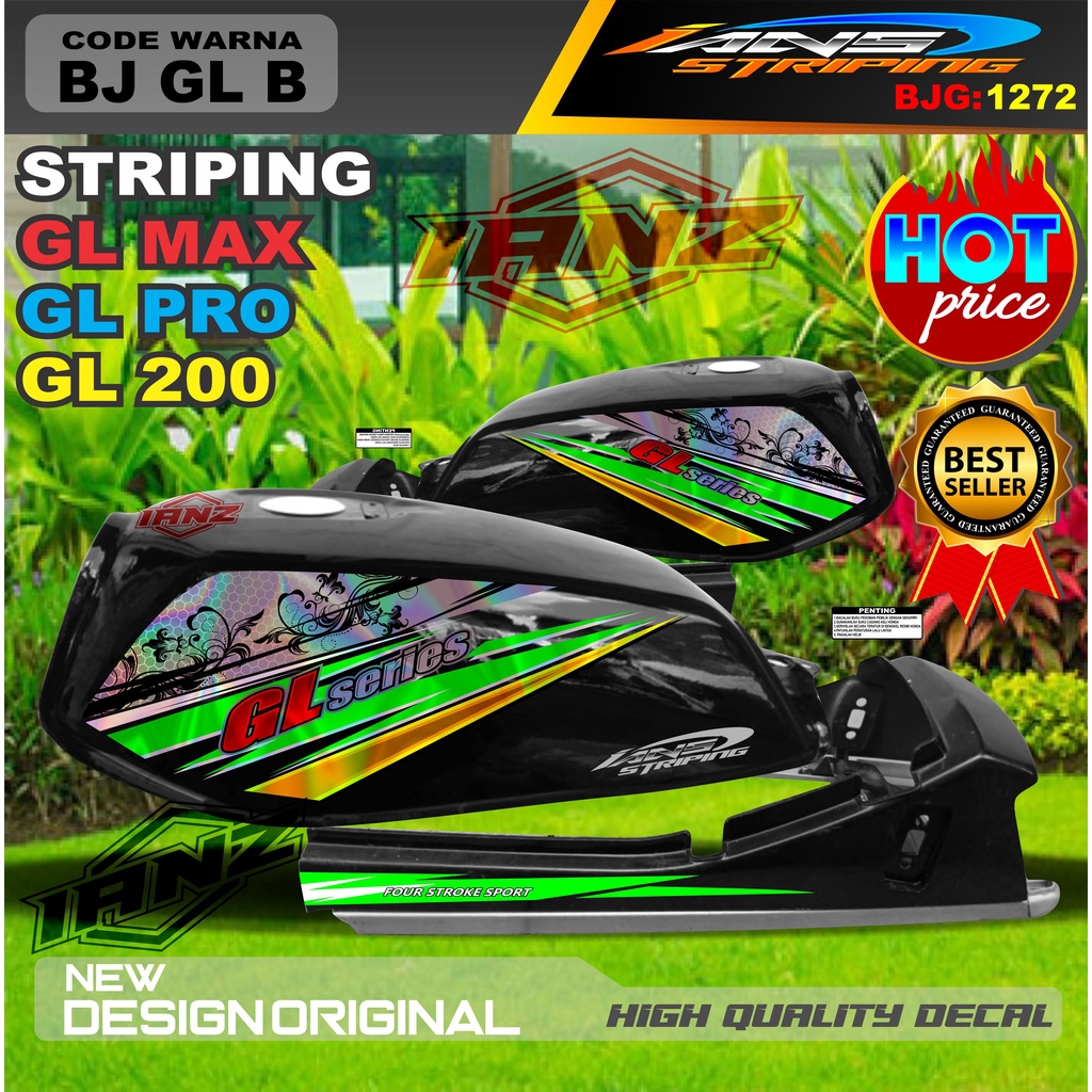 STIKER STRIPING GL MAX GL PRO / STRIPING GL 2000 VARIASI HOLOGRAM / STRIPING GL HOLOGRAM