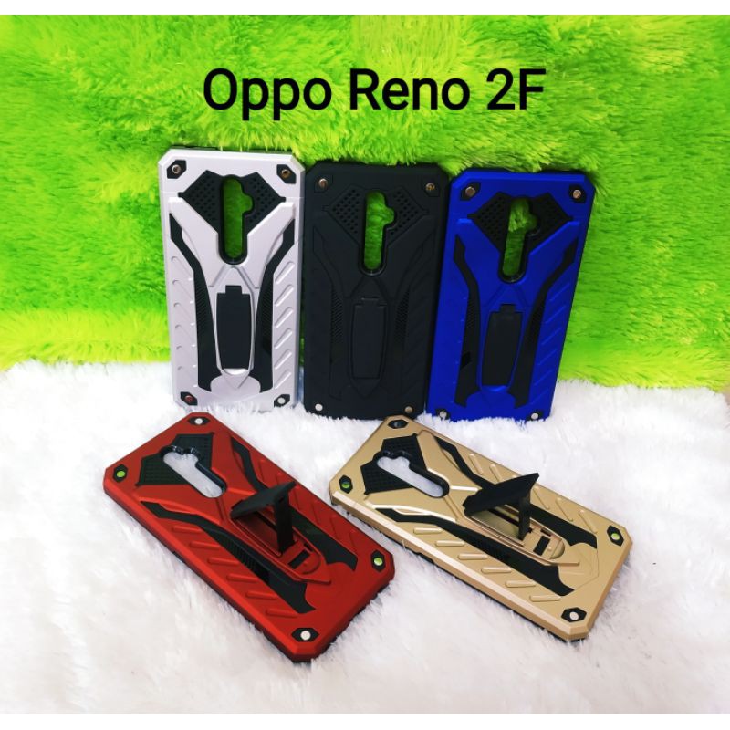 Hard Case Phantom Oppo Reno 2F Stand Iron Transformers Hard Case Robot