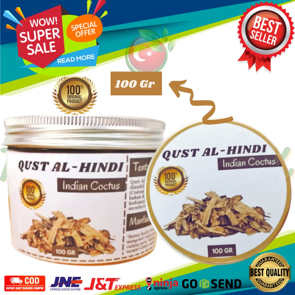 100 GRAM QUSTHUL HINDI PLUS MADU / QIST ALHINDI / KAYU INDIA / INDIAN COCTUS BUBUK ORIGINAL &amp; ALAMI