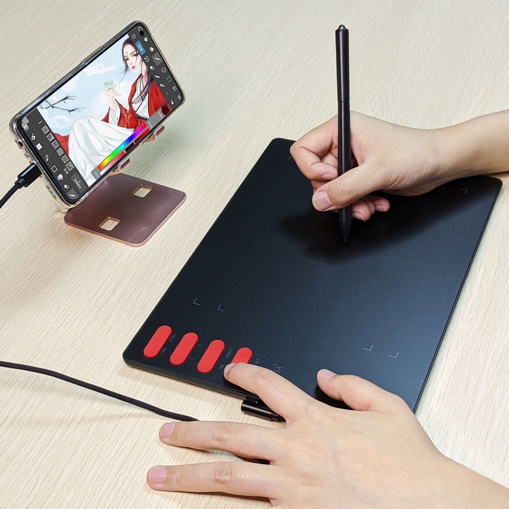 Drawing Graphic Pen Tablet 7 inch VINSA T505 Digital Drawing Pad PC Laptop Smartphone Android