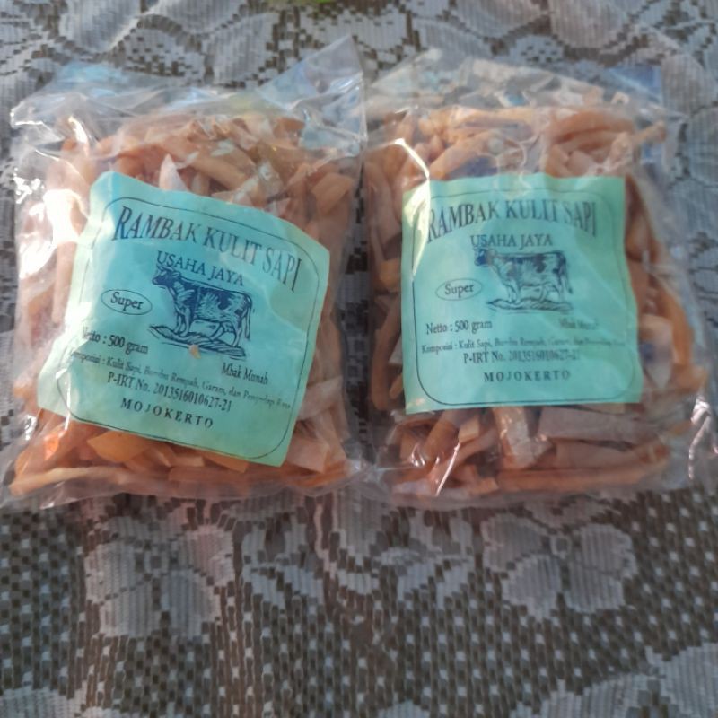 

Krecek rambak kualitas supEr. per bungkus 500 g.
