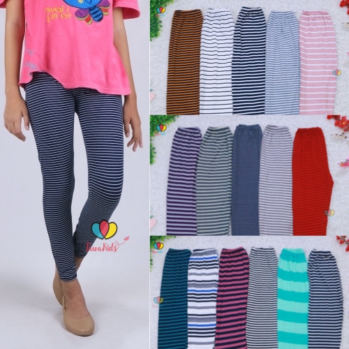  SIZE LENGKAP Legging  Salur uk 1 15 Tahun Anak 