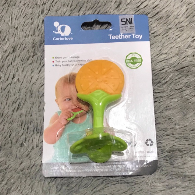 Teether Toy Mainan Gigi Gigitan Bayi Carterlove