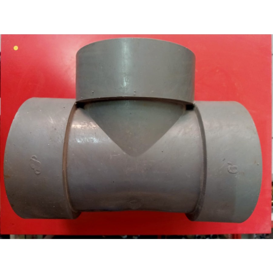 Tee 6 inch D / T 6" / tee pvc 6 inch