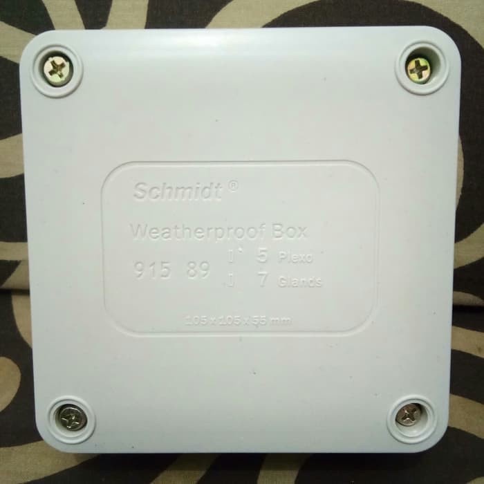 Schmidt Duradus Plastik Junction Box Weatherproof Ukuran 105x105x55 mm