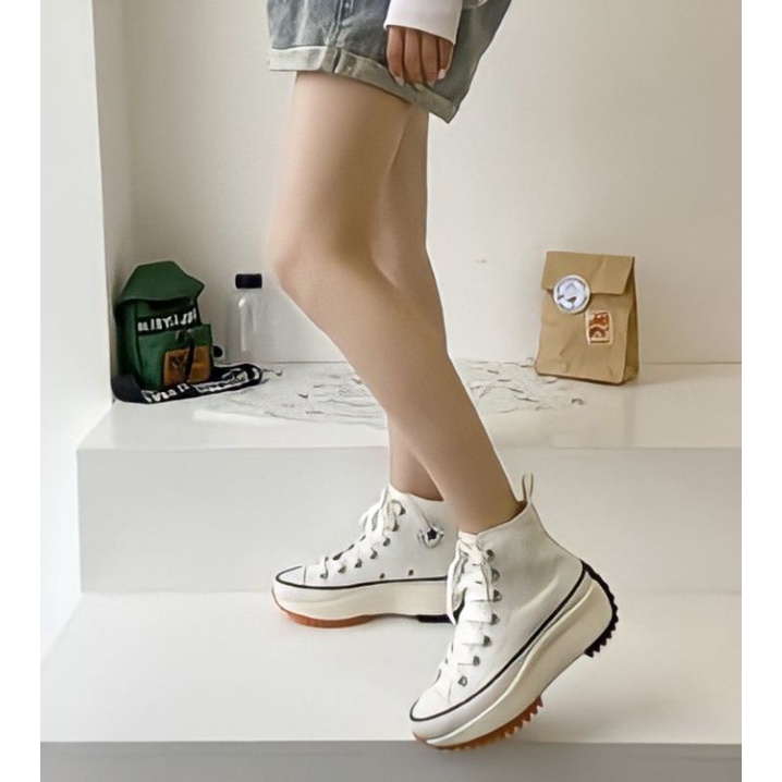 [COD!] Sneaker Dewasa wanita Import MONTANA Sol Tinggi | Sepatu Dupe Conv*rse x JW | Sepatu Import Murah | Sepatu Fashion Korea | Sepatu Hits | Sepatu trend | Sepatu Tinggi