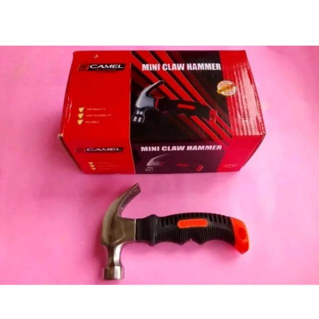 Palu kambing mini/ Palu Kecil / Palu Cebol / Palu gagang karet/MINI CLAW HAMMER