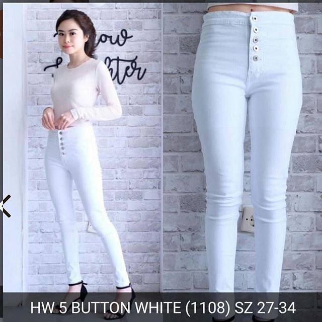 

HW 5 BUTTON WHITE ( 1108)