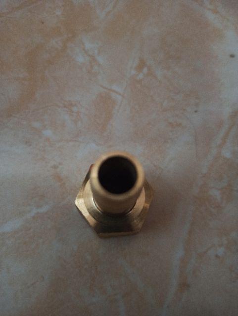 Neple Selang 1/2×1/2 Kuningan Drat Dalam