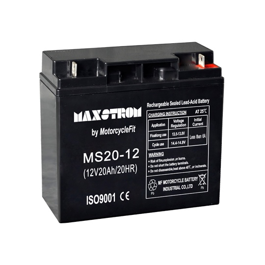 Aki Baterai UPS Deep Cycle Maxstrom MS20-12 12 V 20 AH MF